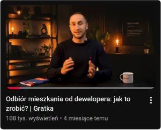 Gratka.pl — Odbiór mieszkania od dewelopera, 108 tys. wyświetleń